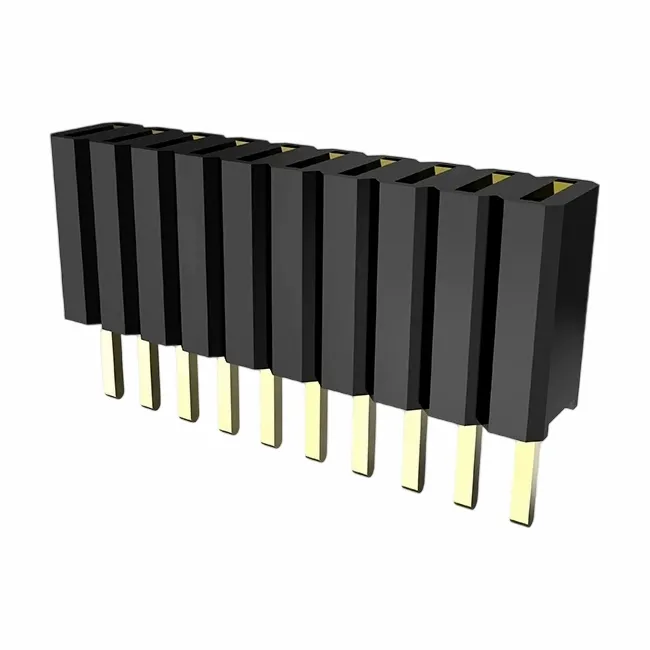 1.27x2.54mm header زن Double Row Dip