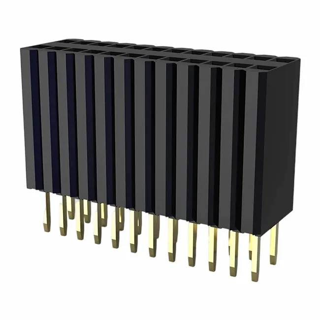 1.27x2.54mm هدر زن تک ردیف مستقیم