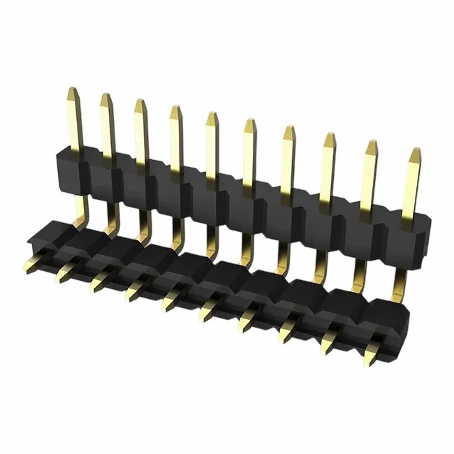 هدر پین 2.0 میلی متر تک ردیف دو فاصله دو فاصله زاویه راست