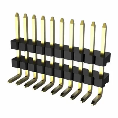 هدر 1.27 میلی متر پین تک ردیف عایق دوتایی غوطه وری