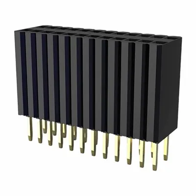 1.27x2.54mm header زن تک ردیف